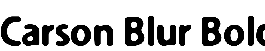 Carson Blur Bold cкачати шрифт безкоштовно